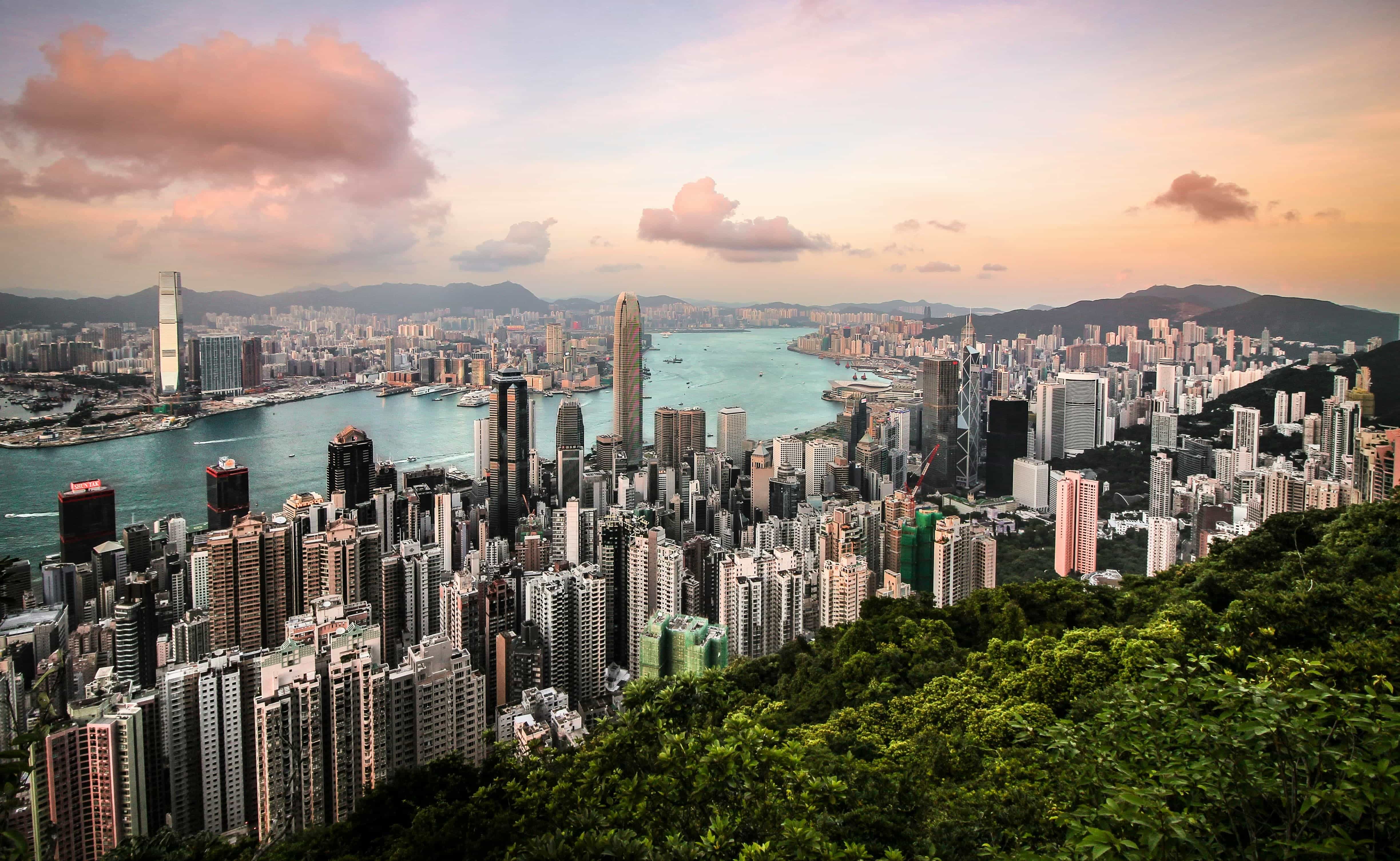 Victoria Peak (太平山顶) - The highest point on Hong Kong Island offering breathtaking panoramic views of the city skyline and ...